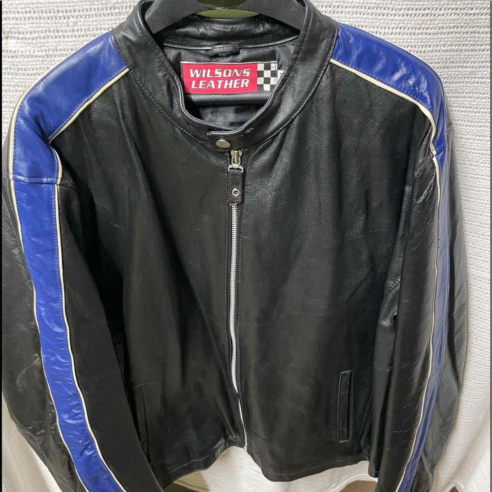 Wilson genuine leather mens jacket